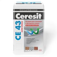 Затирка высокопрочная Ceresit  CE43, карамель, 25кг