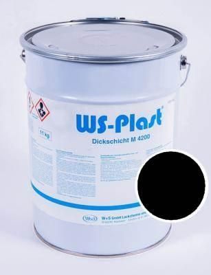 Краска WS-Plast Арт. 0056, черная, матовая, акриловая
