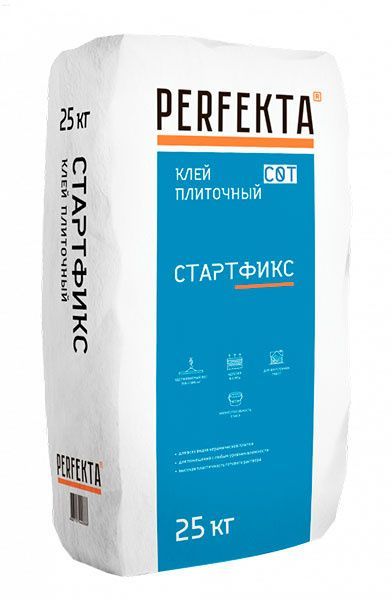Клей плиточный Perfekta Стартфикс, 25 кг