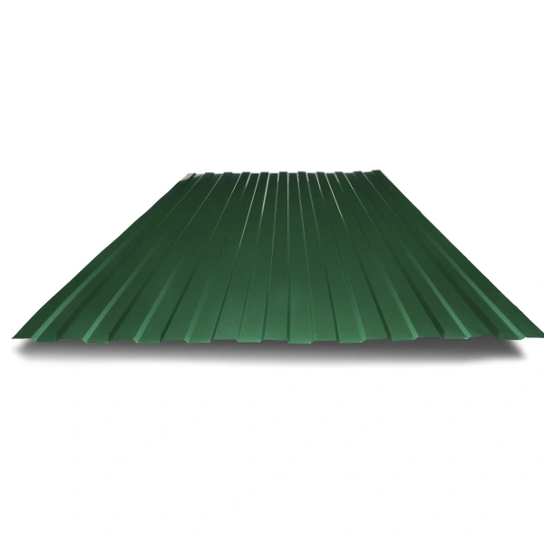 Профнастил С8 0,3 мм зеленый RAL 6005 1м