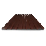 Профнастил С21 0,3 мм коричневый шоколад RAL 8017 1м